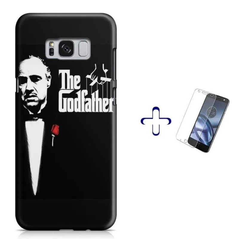 Kit Capa Galaxy S8 O Poderoso Chefão+Pel.Vidro (BD01)