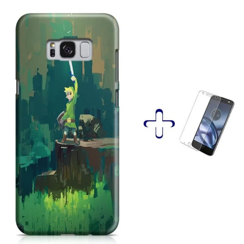Kit Capa Galaxy S8 Zelda+Pel.Vidro (BD01)