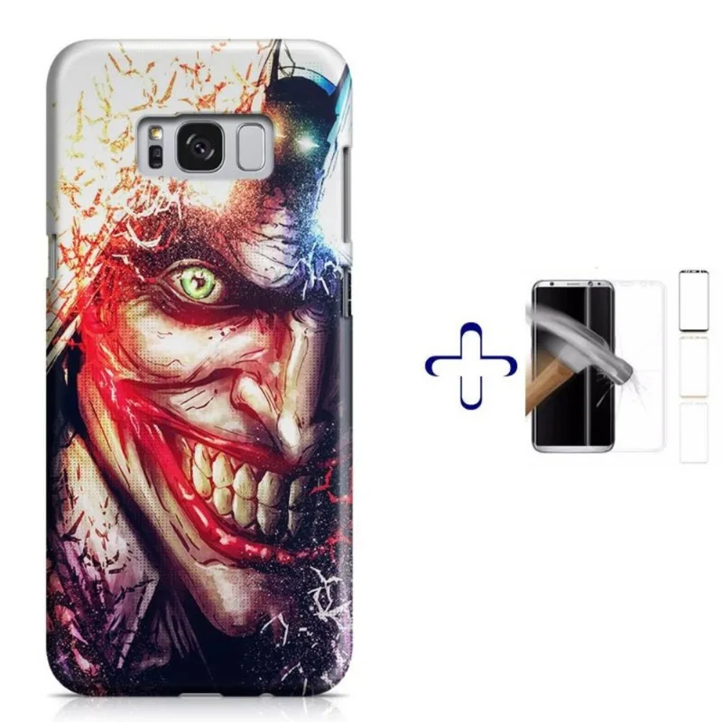 Kit Capa Galaxy S8+ Batman+Pel.Vidro (BD02)