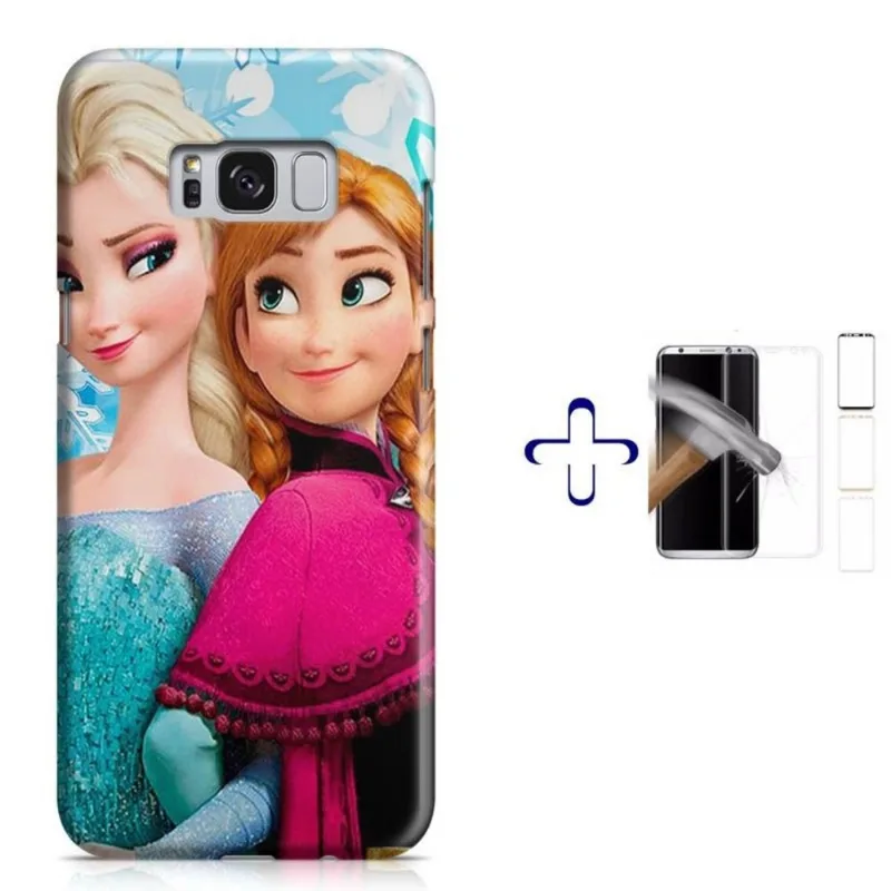 Kit Capa Galaxy S8+ Frozen+Pel.Vidro (BD01)