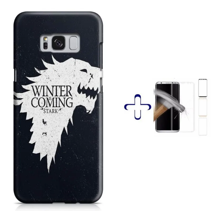 Kit Capa Galaxy S8+ Game of Thrones+Pel.Vidro (BD01)