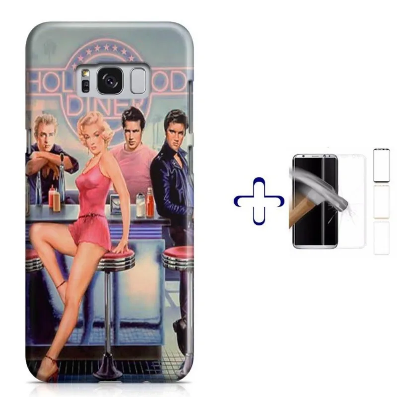 Kit Capa Galaxy S8+ Hollywood+Pel.Vidro (BD01)
