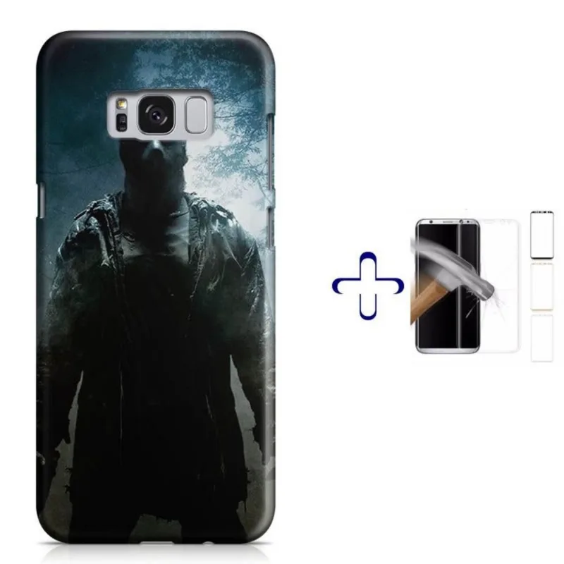 Kit Capa Galaxy S8+ Jason+Pel.Vidro (BD01)