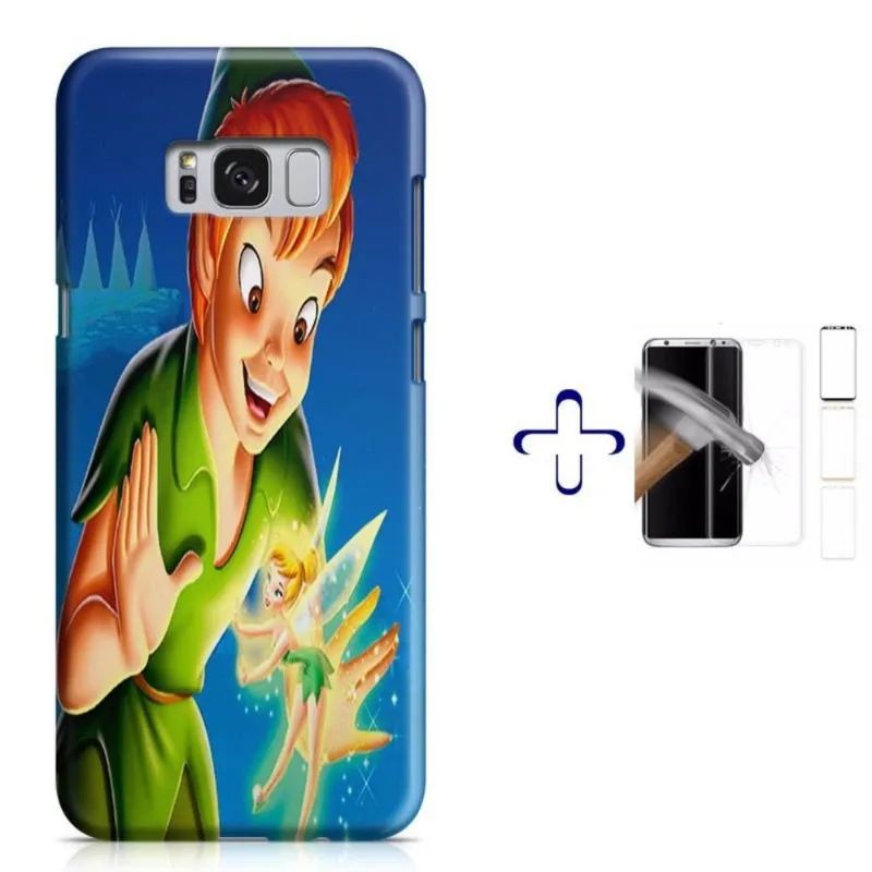 Kit Capa Galaxy S8+ Peter Pan+Pel.Vidro (BD01)
