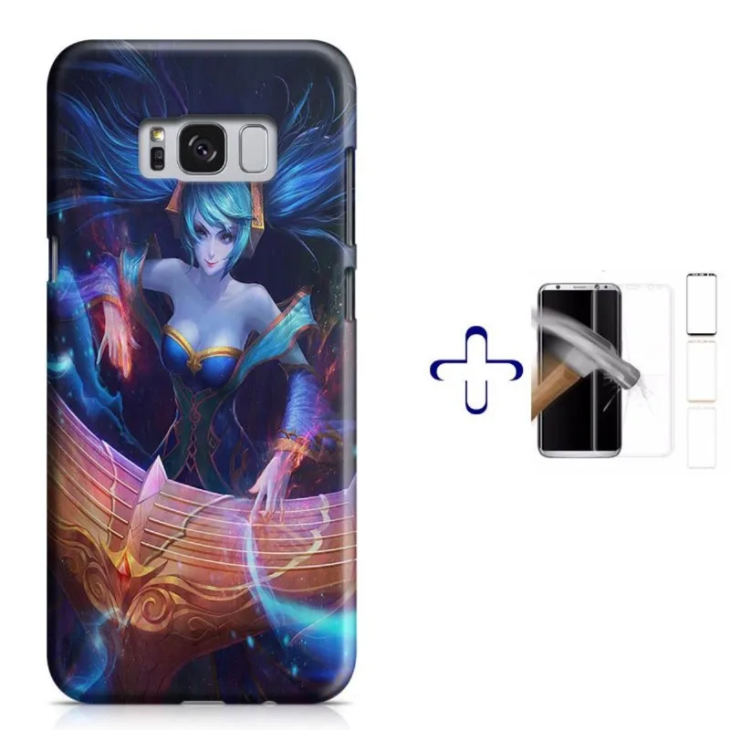 Kit Capa Galaxy S8+ Sona League of Legends+Pel.Vidro (BD01)