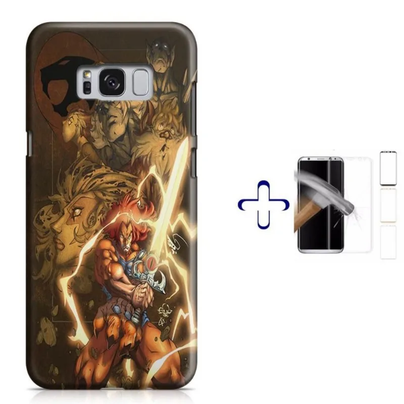 Kit Capa Galaxy S8+ Thundercats+Pel.Vidro (BD01)