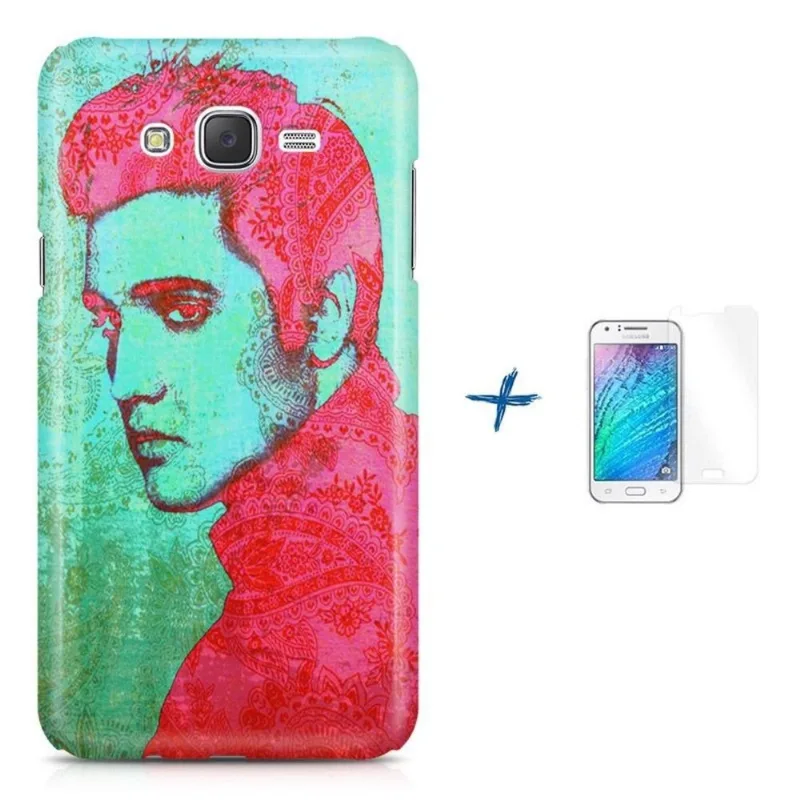 Kit Capa J7 (J700) Elvis Presley +Pel.VidrBD1