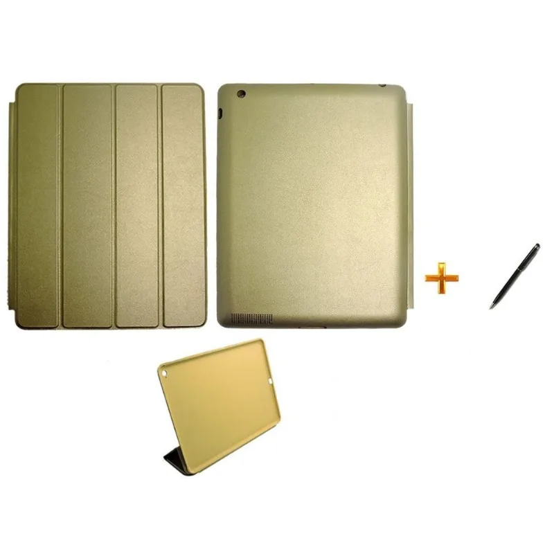 Capa iPad 2/3/4 Smart Gold / Capa/ caneta Touch (Dourado)