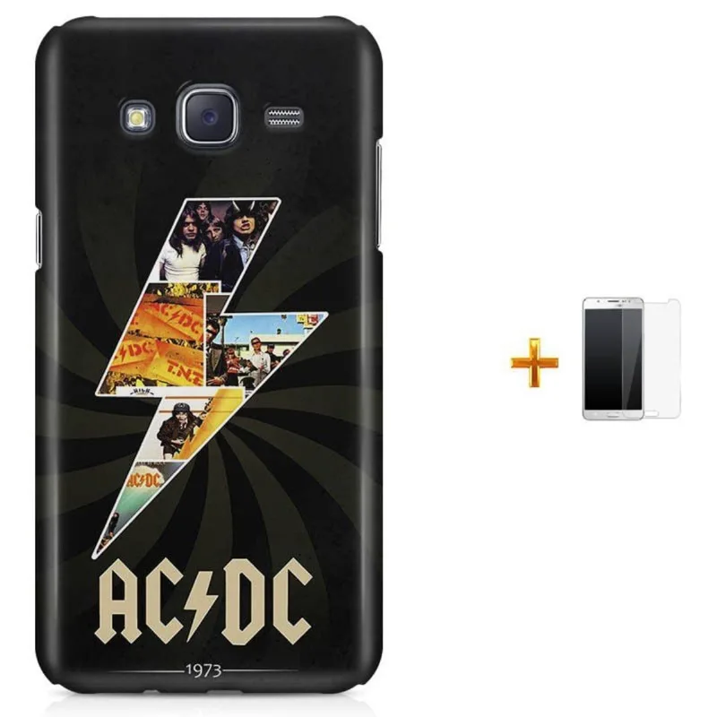 Kit Capa Galaxy J7 2016 AC/DC acdc + Pel (BD01)