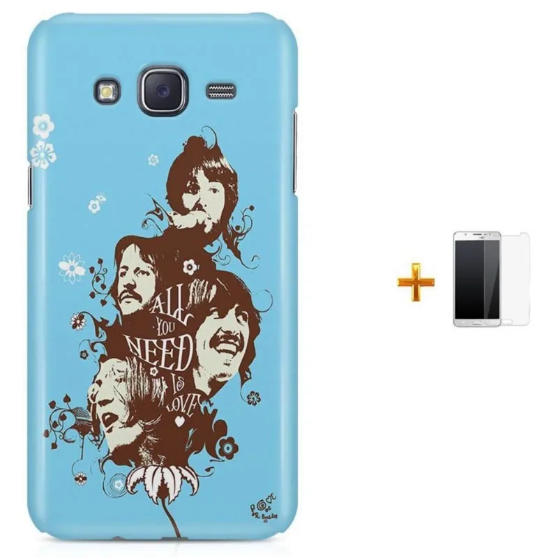 Kit Capa Galaxy J7 2016 Beatles + Pel (BD01)