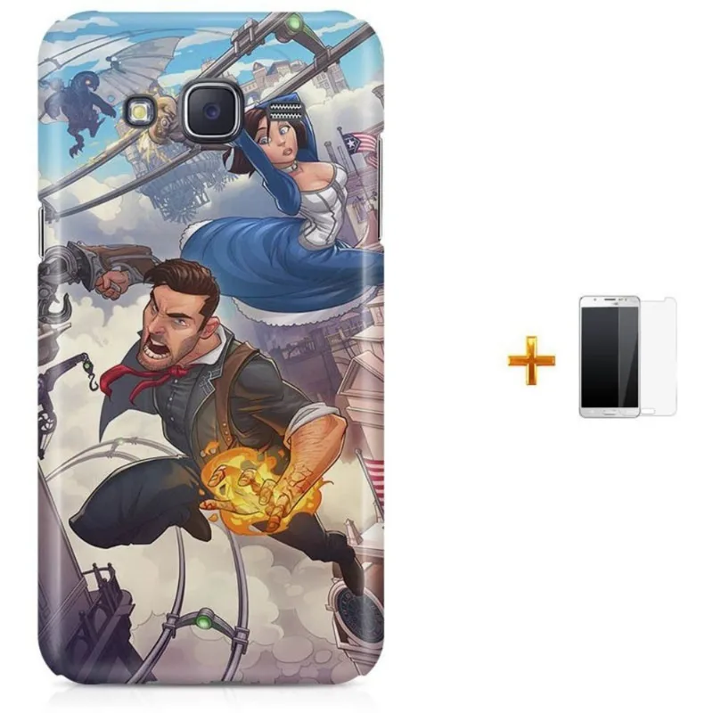 Kit Capa Galaxy J7 2016 Bioshock Infinite + Pel (BD01)