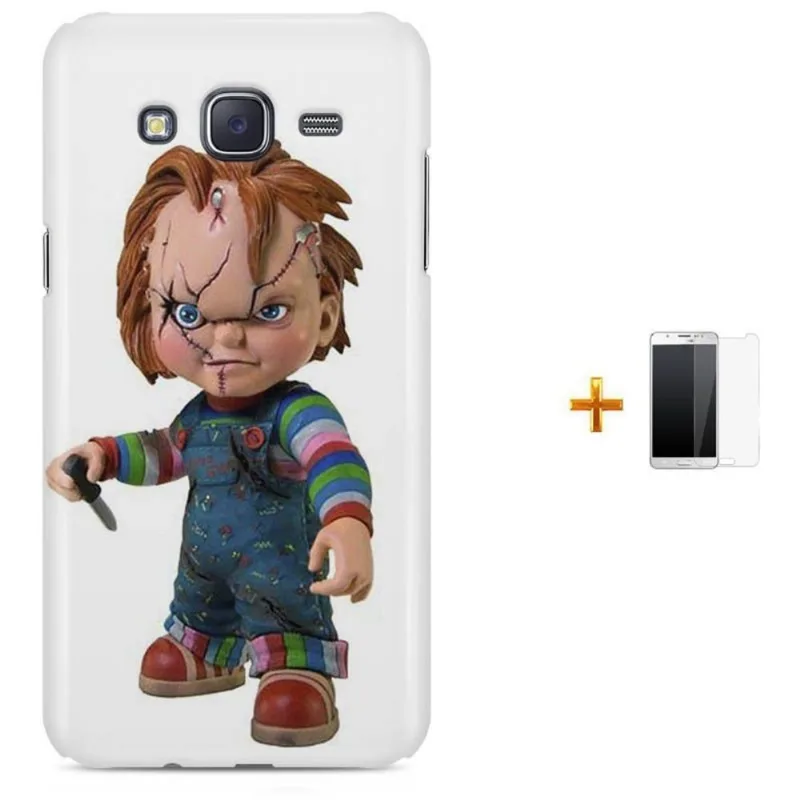 Kit Capa Galaxy J7 2016 Chucky O Bonec + Pel (BD01)