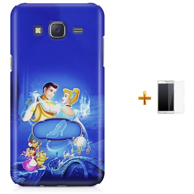 Kit Capa Galaxy J7 2016 Cinderella + Pel (BD02)