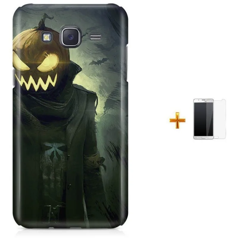 Kit Capa Galaxy J7 2016 Halloween + Pel (BD01)