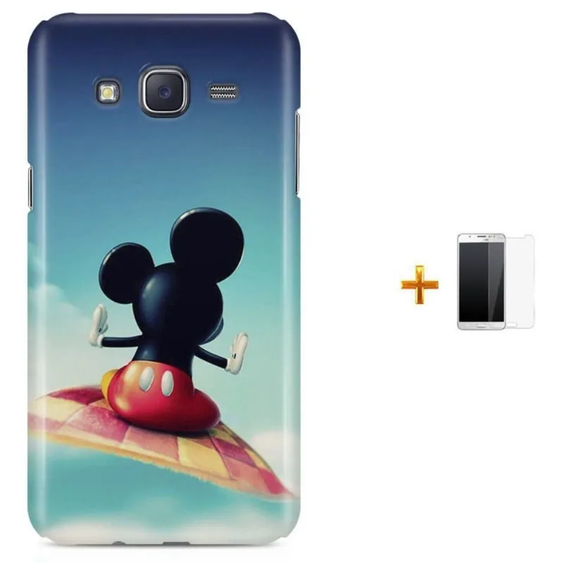 Kit Capa Galaxy J7 2016 Mickey + Pel (BD01)