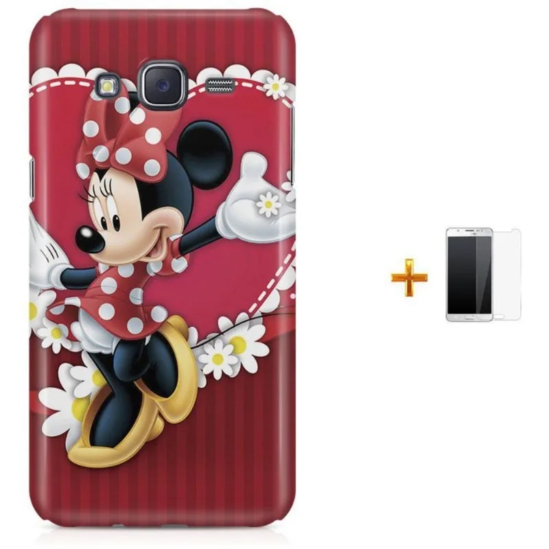 Kit Capa Galaxy J7 2016 Minnie + Pel (BD01)