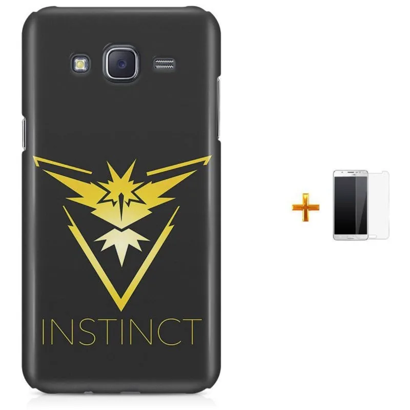 Kit Capa Galaxy J7 2016 Pokemon Instinct Pokemon Go + Pel