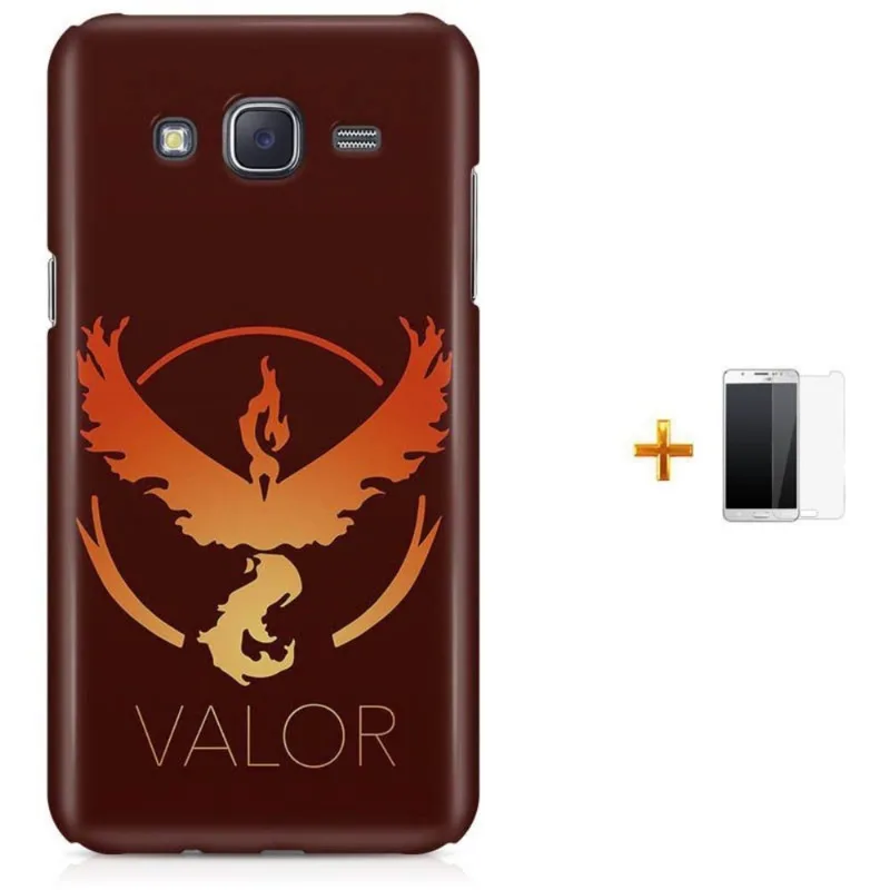Kit Capa Galaxy J7 2016 Pokemon Valor Pokemon Go + Pel