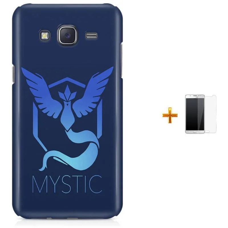 Kit Capa Galaxy J7 2016 Pokemon Mystic Pokemon Go + Pel