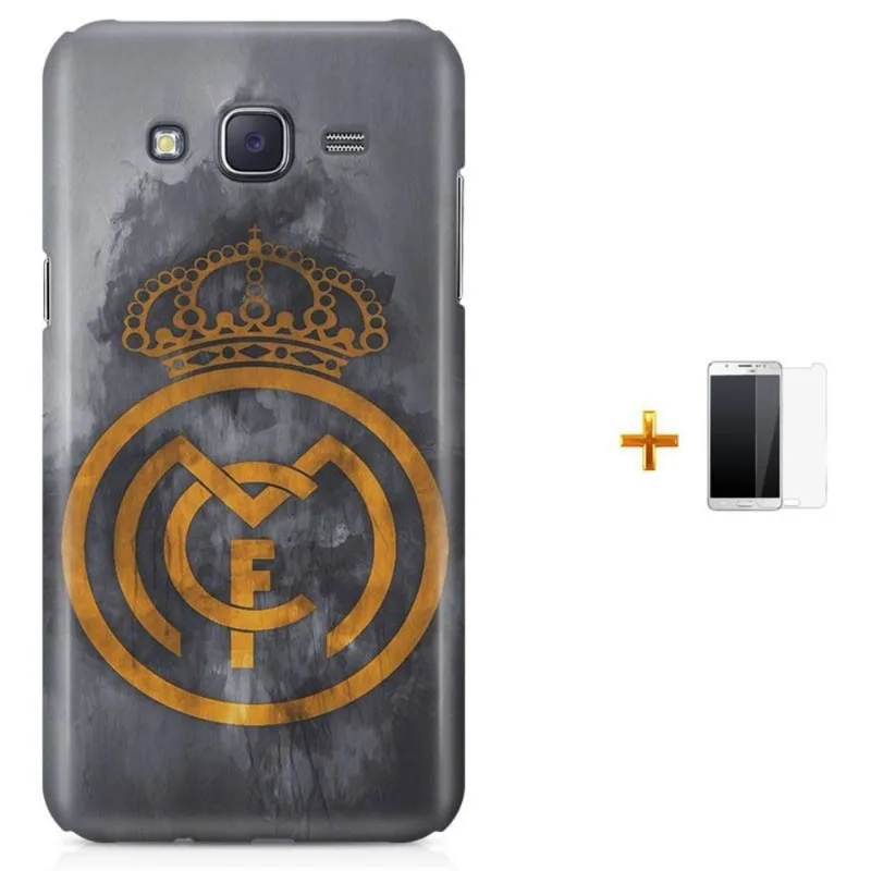 Kit Capa Galaxy J7 2016 Real Madrid Futebol + Pel (BD01)