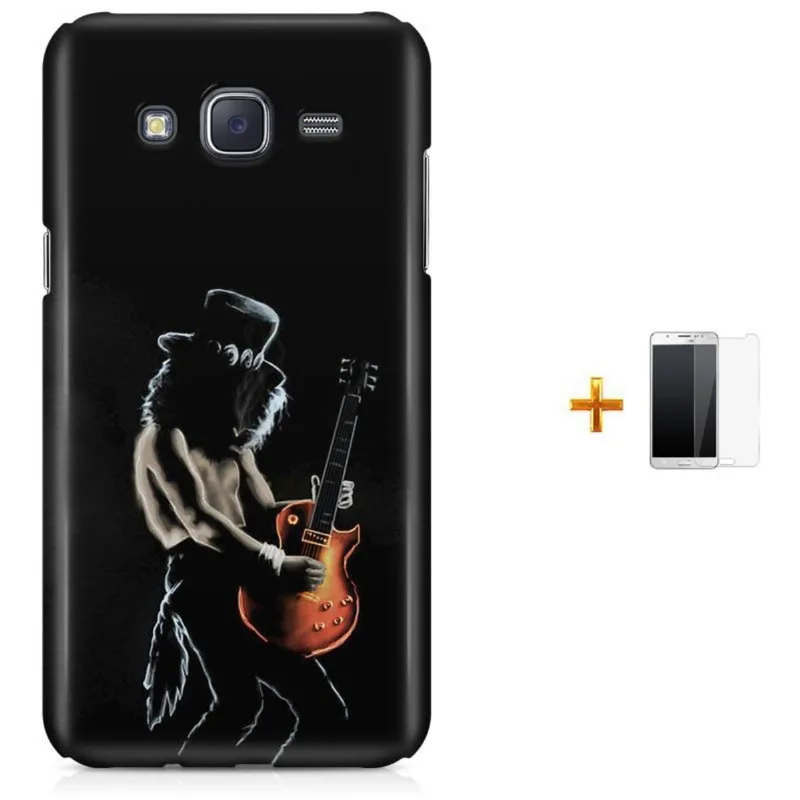 Kit Capa Galaxy J7 2016 Slash Guns n' Roses + Pel (BD02)