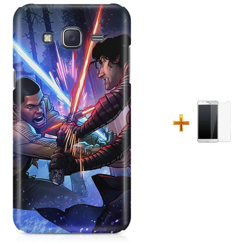 Kit Capa Galaxy J7 2016 Star Wars + Pel (BD01)