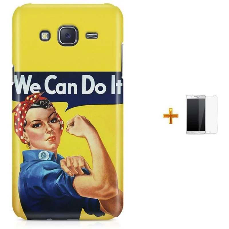 Kit Capa Galaxy J7 2016 We Can Do It Pinup + Pel (BD01)