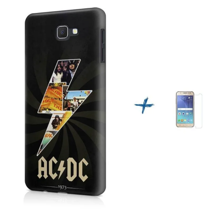 Kit Capa Galaxy J7 Prime AC/DC acdc + Pel (BD01)