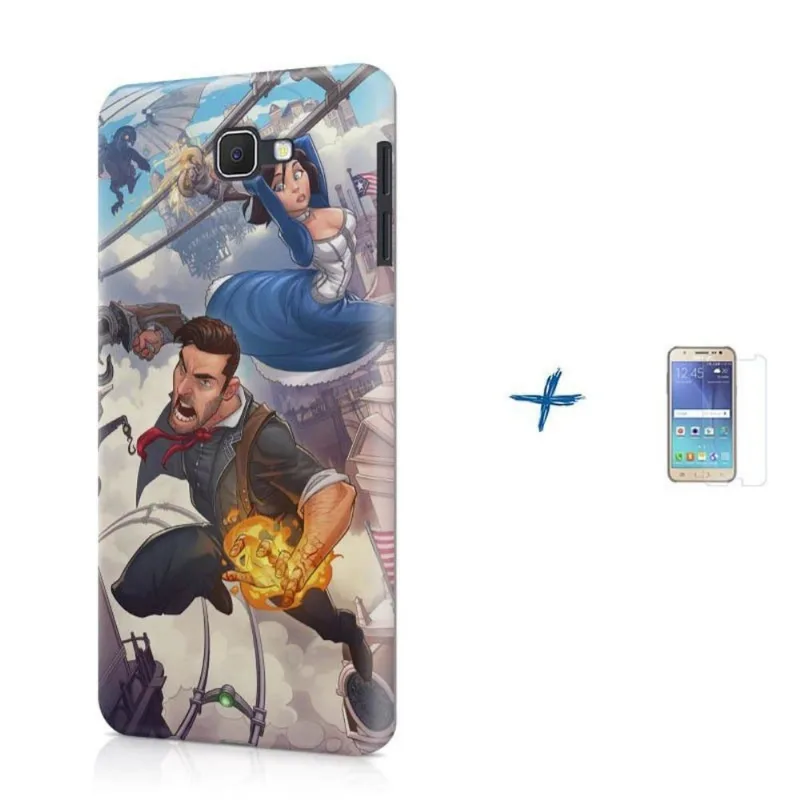 Kit Capa Galaxy J7 Prime Bioshock Infinite + Pel (BD01)