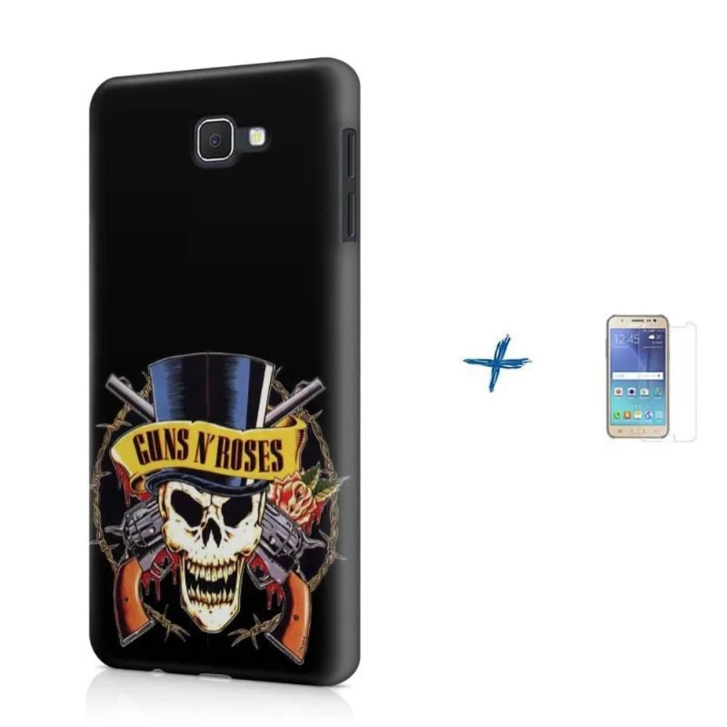 Kit Capa Galaxy J7 Prime Guns n' Roses + Pel (BD02)