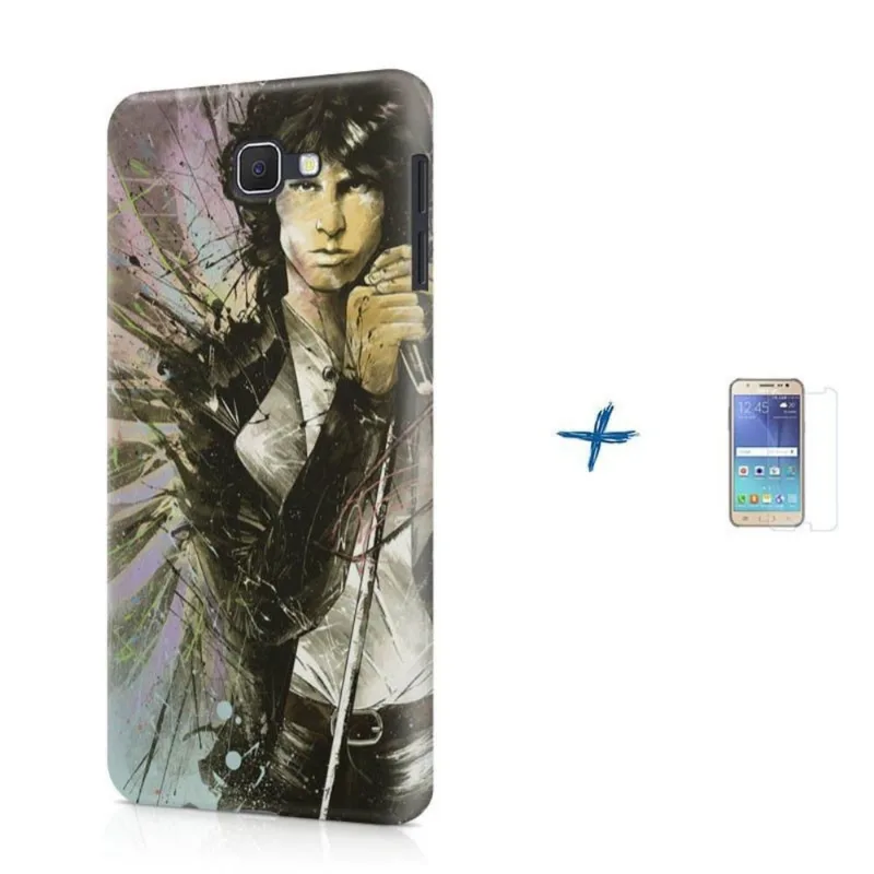 Kit Capa Galaxy J7 Prime Jim Morrison The Doors + Pel (BD01