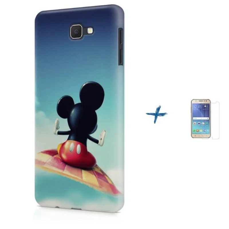 Kit Capa Galaxy J7 Prime Mickey + Pel (BD01)
