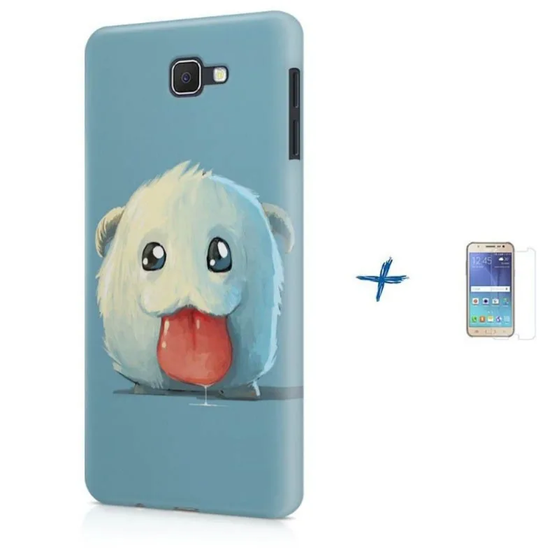 kit Capa Galaxy J7 Prime Poro League of Legends + Pel
