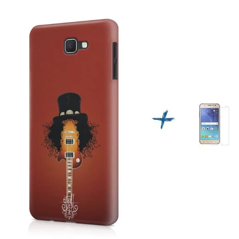Kit Capa Galaxy J7 Prime Slash Guns n' Roses + Pel (BD01)