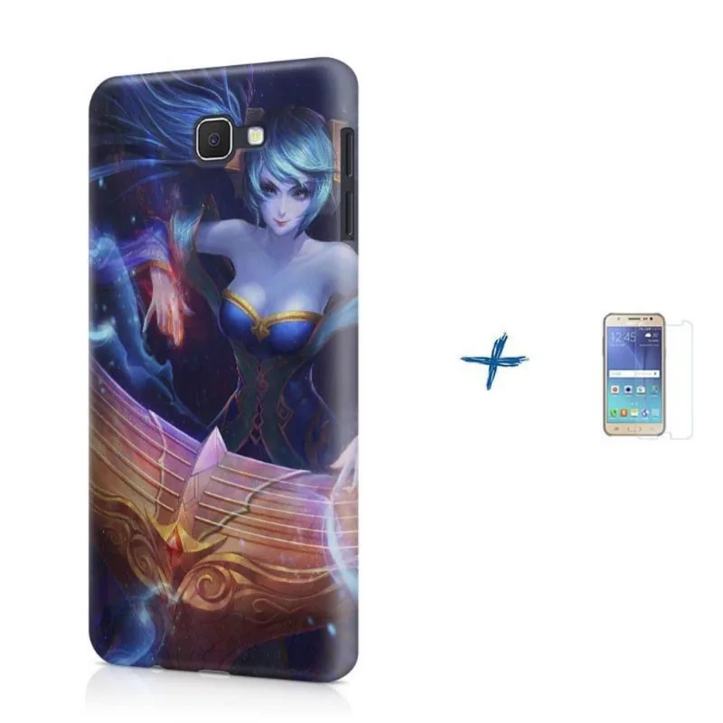 Kit Capa Galaxy J7 Prime Sona League of Legends + Pel (BD01