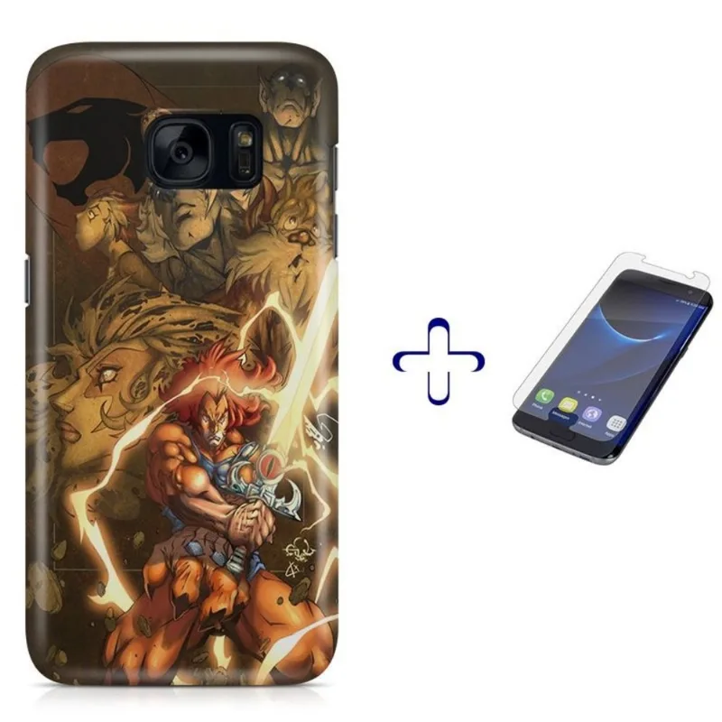 Kit Capa Galaxy S7 Thundercats+Pel.Vidro BD1