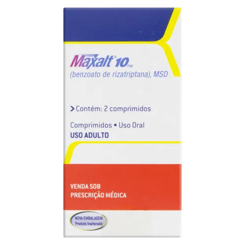 Maxalt 10mg Com 02 Comprimidos - N/A - Farmácia
