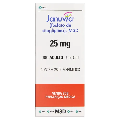 JANUVIA 25MG MSD CAIXA 28 COMPRIMIDOS