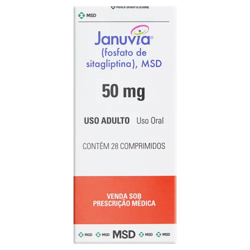 JANUVIA 50MG MSD CAIXA 28 COMPRIMIDOS