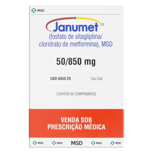JANUMET MSD CAIXA 56 COMPRIMIDOS