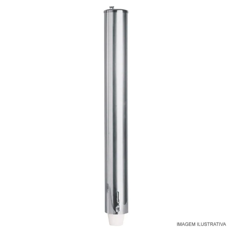 Dispenser para Copo Descartável Café em Aço Inox Globo