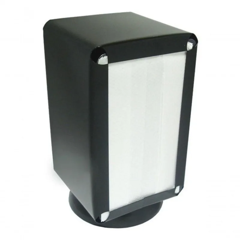 Kit 10 Porta Guardanapo de Papel Tv para Lanchonete e Bar Preto Higipack - OUTRAS - Tv E Vídeo