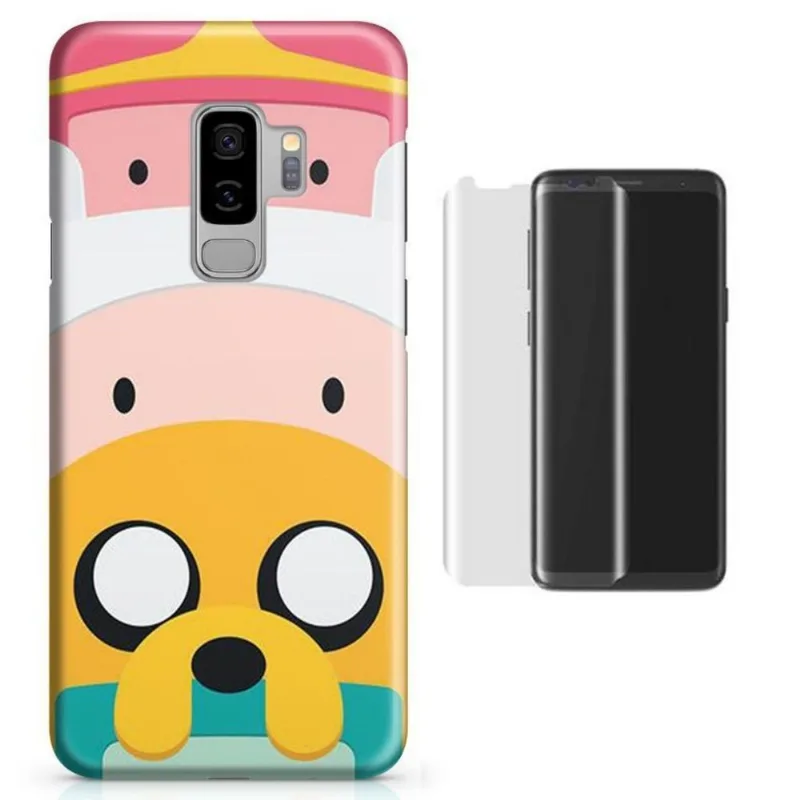 Kit Capa Galaxy S9 Plus Adventure Time+Pel.Vidro (BD02)