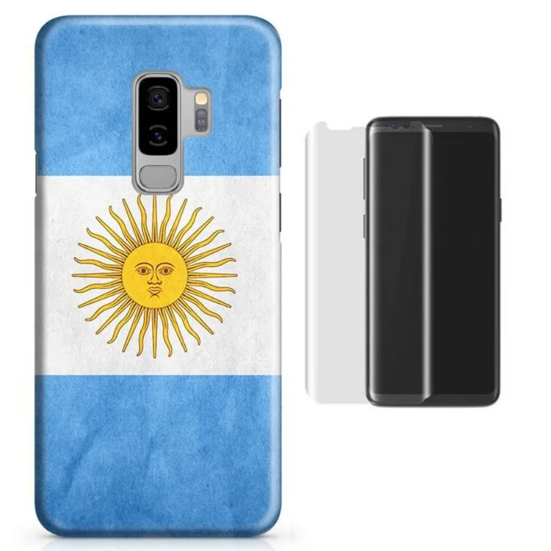 Kit Capa Galaxy S9 Plus Argentina+Pel.Vidro (BD01)