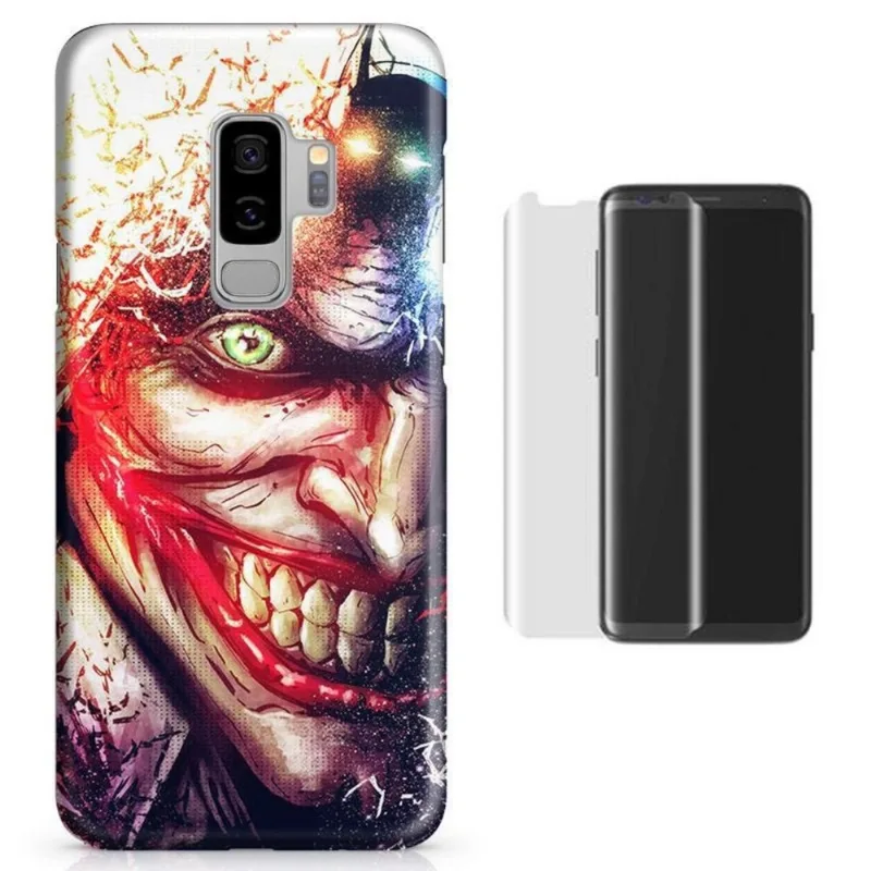 Kit Capa Galaxy S9 Plus Coringa+Pel.Vidro (BD02)