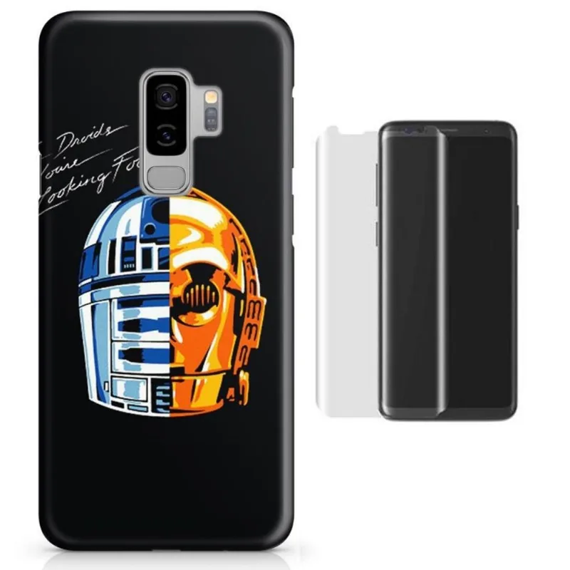 Kit Capa Galaxy S9 Plus Daft Punk+Pel.Vidro (BD01)