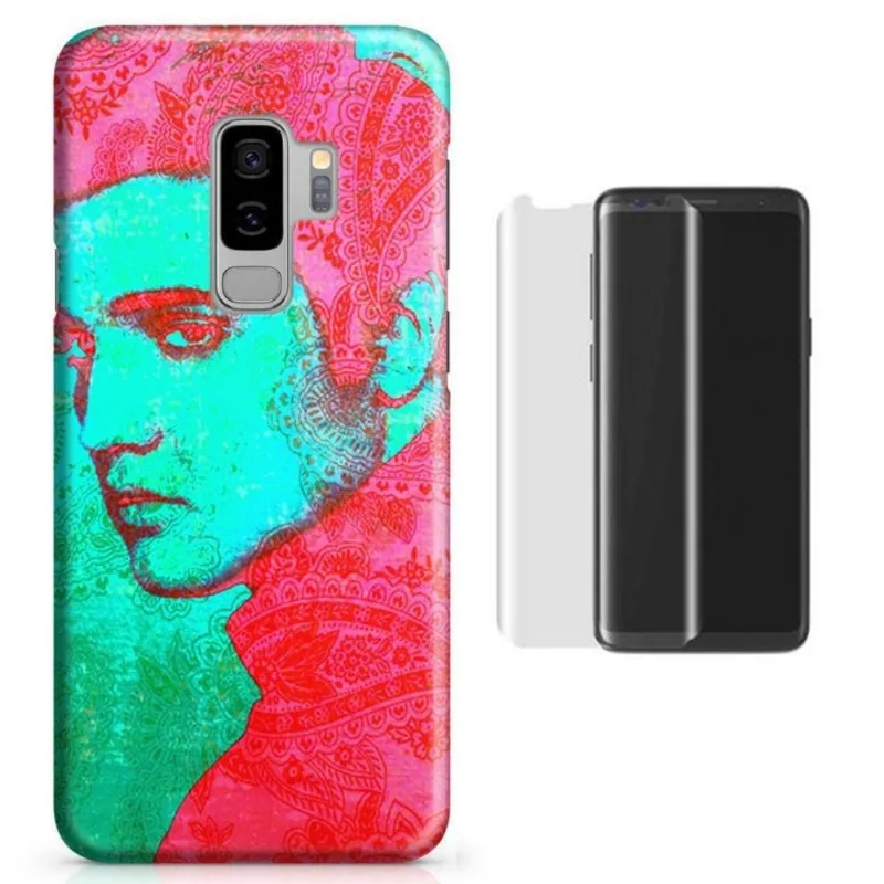 Kit Capa Galaxy S9 Plus Elvis Presley+Pel.Vidro (BD01)