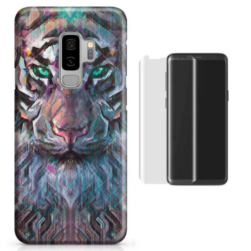 Kit Capa Galaxy S9 Plus Tiger+Pel.Vidro (BD01)
