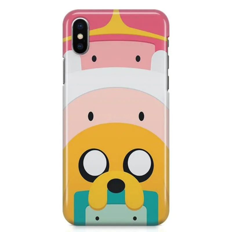 Kit Capa iPhone X - Hora da aventura + Pel Vidro BD1