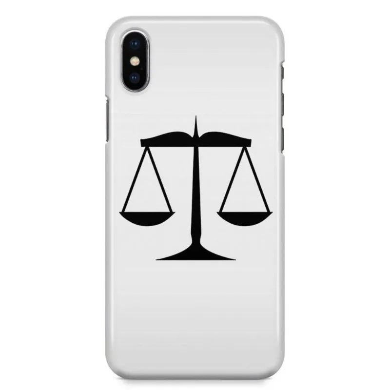 Kit Capa iPhone X - Simbolo do Direito + Pel Vidro BD1